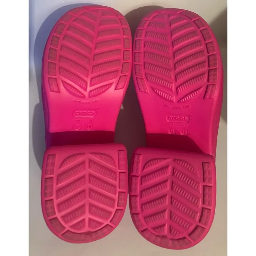 CROCS  Siren Platform Clog in Pink Size W10 / M8 ~ Like New